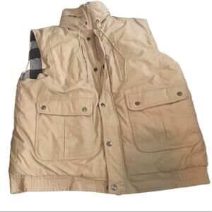 Hugo Valentino Tan Vest- B&W Buffalo Check